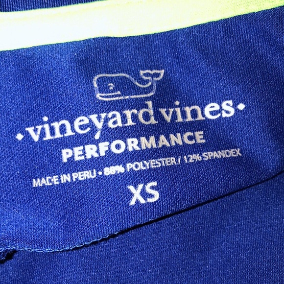 Vineyard Vines xsmall blue zip up athletic top - Picture 4 of 8